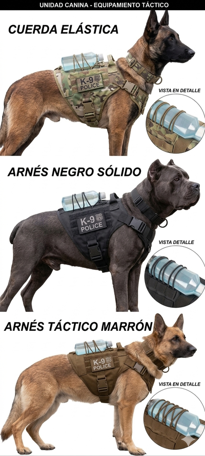 Arnés Táctico para Perro K-9 Profesional (Pechera)