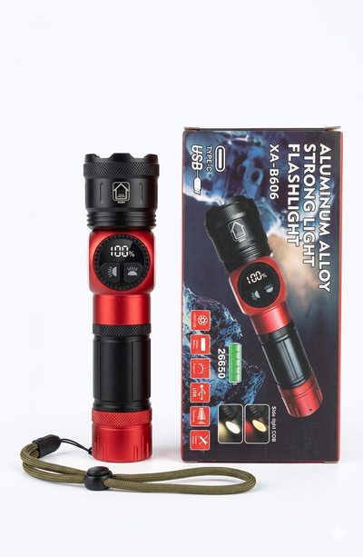 Linterna Aluminum Alloy FlashLight (XA-B606) PowerBank