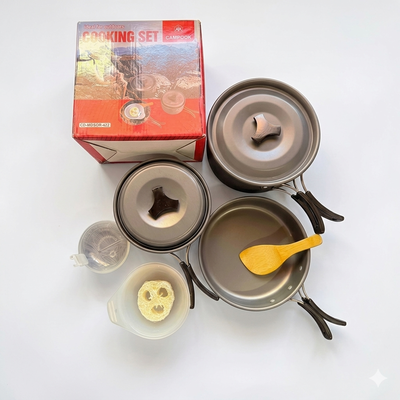 Juego de Ollas de Camping  (Diferentes Medidas)
