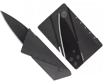 Cuchillo Tarjeta Herramienta Camping Cortaplumas Emergencia