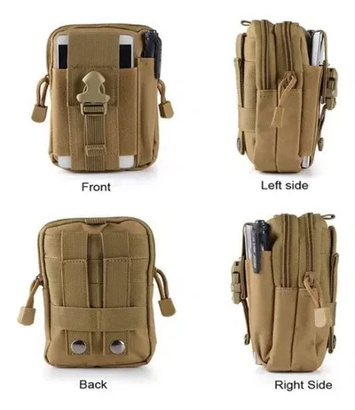 Pouch Tactico Billetera Molle Sin Velcro