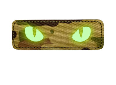 Parche Táctico de Ojos de Gato (Glow in the Dark) Doble