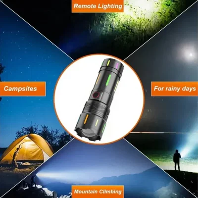 Linterna Aluminum Alloy FlashLight (FC-881) PowerBank