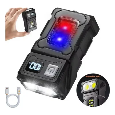 Linterna Multifuctional FlashLight 180° Turning Angle