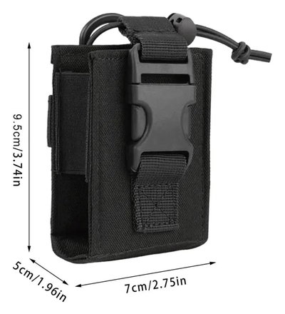 Porta Radio Táctico Universal MOLLE – Funda Ajustable de Alta Resistencia para Handy
