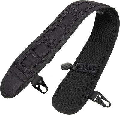 Cinturón Táctico de Batalla Acolchado | Sistema MOLLE Corte Láser | Soporte para Tirantes