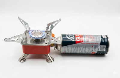 Estufa de Gas Portatil card Type Stove - Camping(cuadrada)