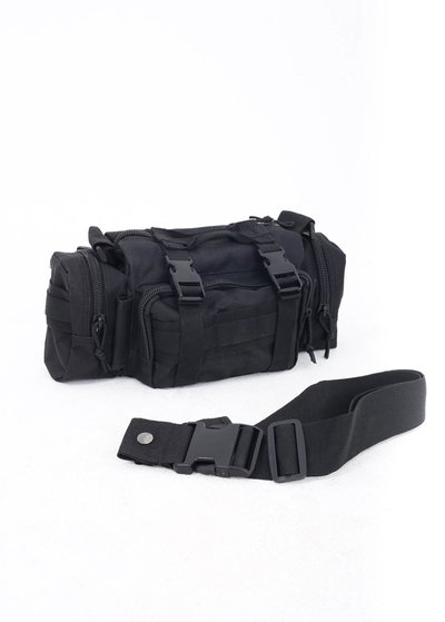 Bolso Táctico Multifunción 3 en 1 - Riñonera, Bandolera y Maletín Militar – Sistema MOLLE