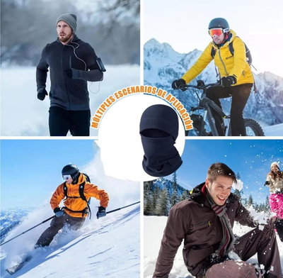 Protección Invernal 2 en 1  Gorro y Cuello Térmico de Polar - Tactical 7.55