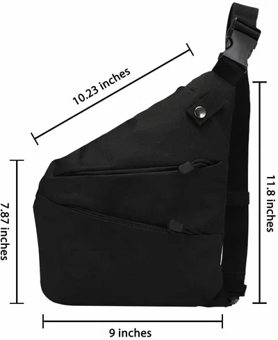 Riñonera Porta Arma - Bolso de Pecho para Transporte Discreto (Concealed Carry)
