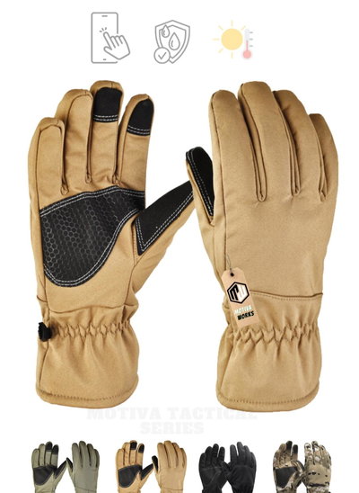 Guantes Tácticos Térmicos Multicam – Coyote Impermeables, Cortavientos