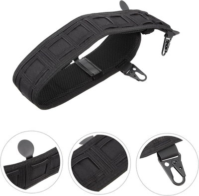 Cinturón Táctico de Batalla Acolchado | Sistema MOLLE Corte Láser | Soporte para Tirantes