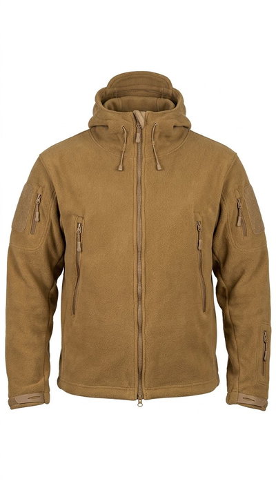 Campera Táctica de Polar con Capucha – Térmica, Multi-bolsillos y Diseño Militar