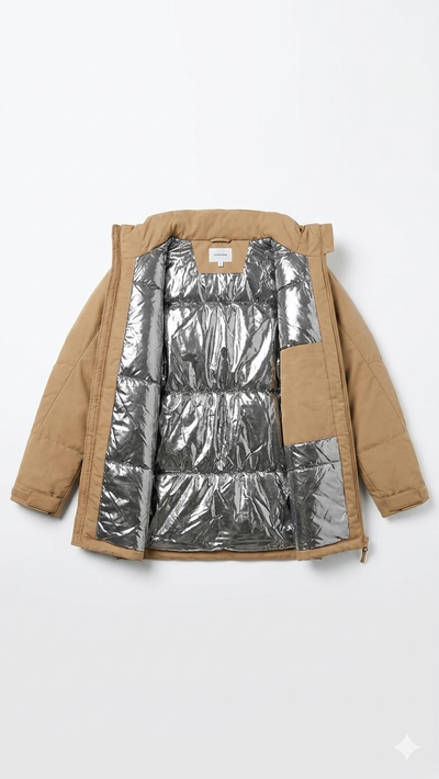 Campera (Parka)Táctica Térmica con Forro Reflectante - Khaki