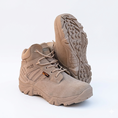 Botas Tácticas Delta Outside (Cañas Cortas) - Calzado Gamuza Coyote