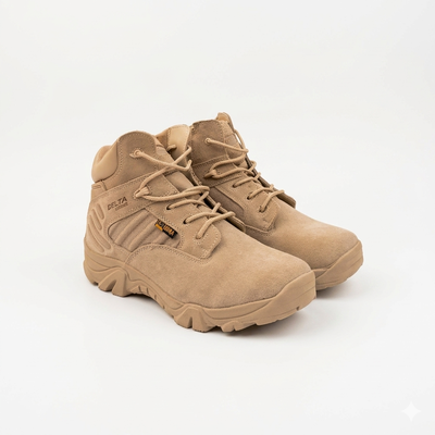 Botas Tácticas Delta Outside (Cañas Cortas) - Calzado Gamuza Coyote
