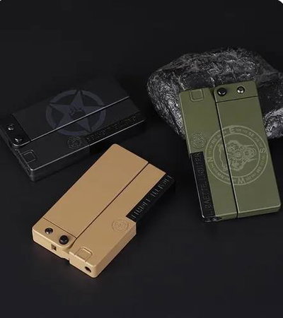 Encendedor Táctico Plegable "Survival" – Diseño de Doble Cuerpo