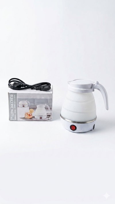 Hervidor Eléctrico Plegable de Silicona – Tu Compañero Ideal de Viaje