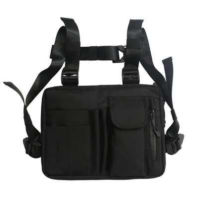 Pechera Táctica - Arnes "TOUGH&SLHS" - Chaleco de Pecho Ajustable de Alta Resistencia