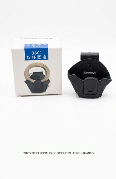 Pouch porta Esposas - Funda Táctica de Polímero Rotativa 360° - Extracción Rápida