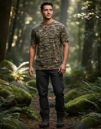 Remera Táctica Camuflada Marpat Digital Combate Outdoor