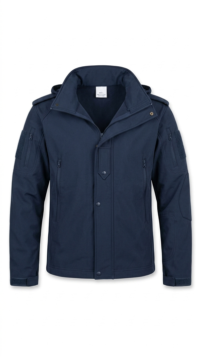 Campera Softshell Azul Premium para Outdoor y Trekking