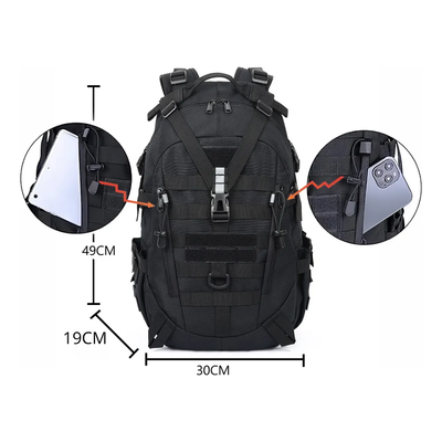Mochila Tactica Molle Mochila Outdoor Mochila Trekking 40lt