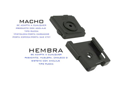 Kit 2 Adaptador Táctico Accesorio QRS