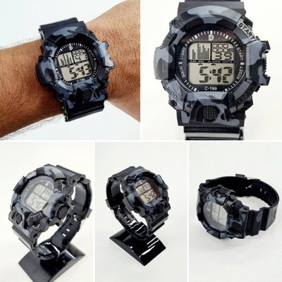 Reloj deportivo 2063 TROPA Militar Camuflado Gris