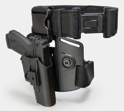 Base Adaptador de Cinto "Low Ride" (Tiro Bajo) Muslera Boer
