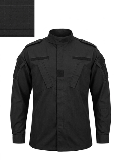 Garibaldina/Chaquetilla Parte Superior Negro RipsTop