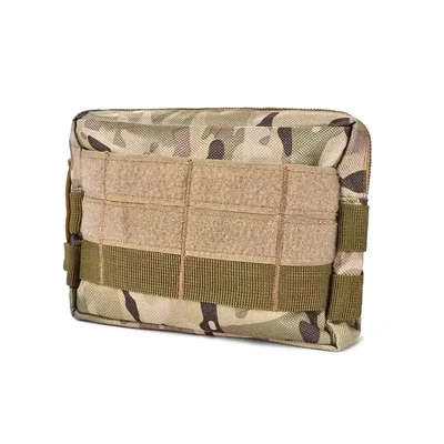 Pouch Táctico Multiuso MOLLE Camuflaje – Organizador de Cinturón y Mochila
