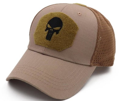 Gorras Operador Punisher Marron