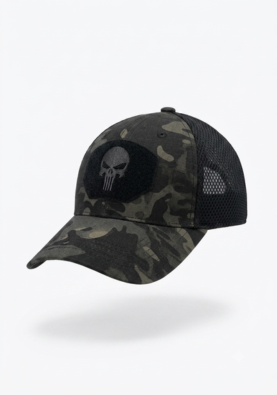 Gorras Operador Punisher Multicam Black