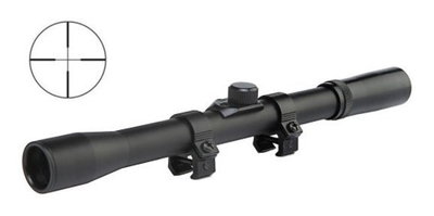 Mira Telescopica Rifle Pcp Rifles Airsoft Caza 4x20 Riel11mm