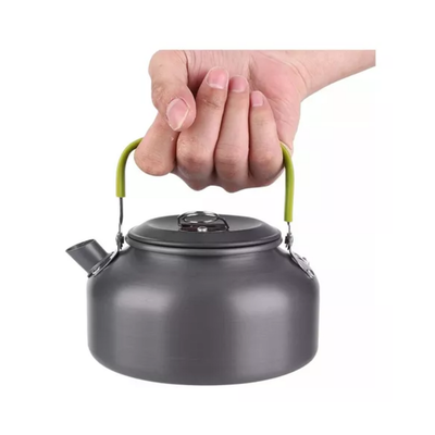 Tetera Acero Inoxidable Hervidor De Agua Camping 0.8 Litros