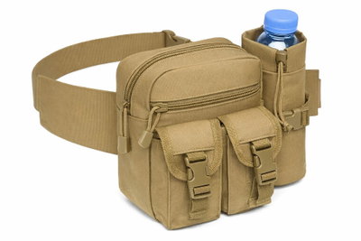 Riñonera Tactica Bolso Outdoor Porta Botella Bolso Impermeable