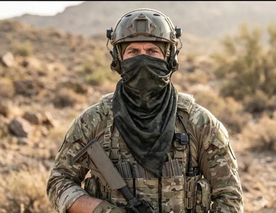 Pañuelo Red de Camuflaje Militar para Airsoft y Caza