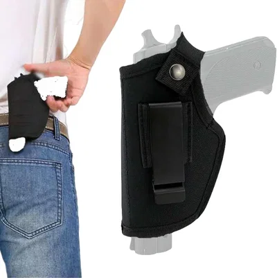 Funda Interna Táctica Universal Ambidiestra con Clip Metálico