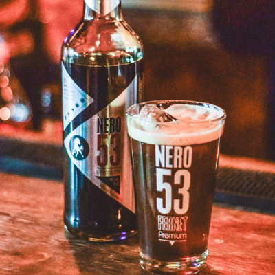 ESTUCHE FERNET NERO 53 + VASO NERO