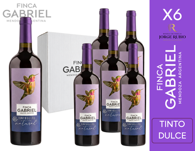 CAJA BODEGA JORGE RUBIO - LINEA JOVEN FINCA GABRIEL TINTO DULCE
