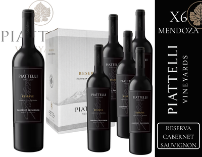 CAJA BODEGA PIATTELLI - LINEA MENDOZA RESERVA CABERNET SAUVIGNON