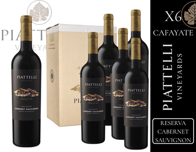 CAJA BODEGA PIATTELLI - LINEA SALTA RESERVA CABERNET SAUVIGNON