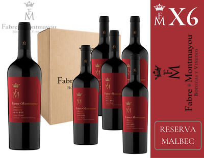 CAJA BODEGA FABRE MONTMAYOU - RESERVA MALBEC