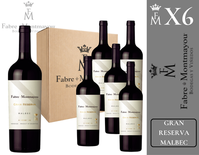 CAJA BODEGA FABRE MONTMAYOU - GRAN RESERVA MALBEC