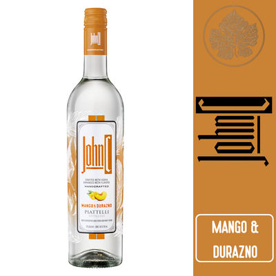BODEGA PIATTELLI - VODKA JHON C MANGO & DURAZNO
