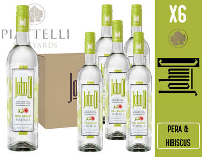 CAJA BODEGA PIATTELLI - VODKA JHON C PERA & HIBISCUS