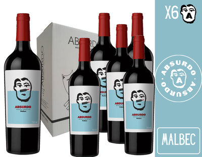 CAJA BODEGA ABSURDO - LINEA ABSURDO MALBEC