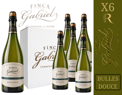 CAJA BODEGA JORGE RUBIO - LINEA FINCA GABRIEL ESPUMANTE BULLES DOUCE
