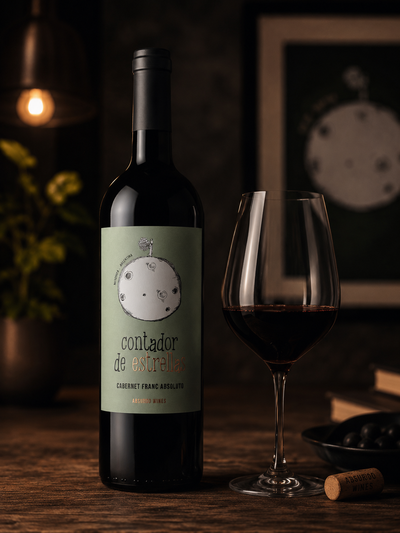 CAJA BODEGA ABSURDO - CONTADOR DE ESTRELLAS CABERNET FRANC 